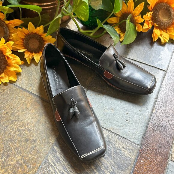NEW Sesto Meucci Italian Leather Driving Moccasins/Loafers - Picture 5 of 16